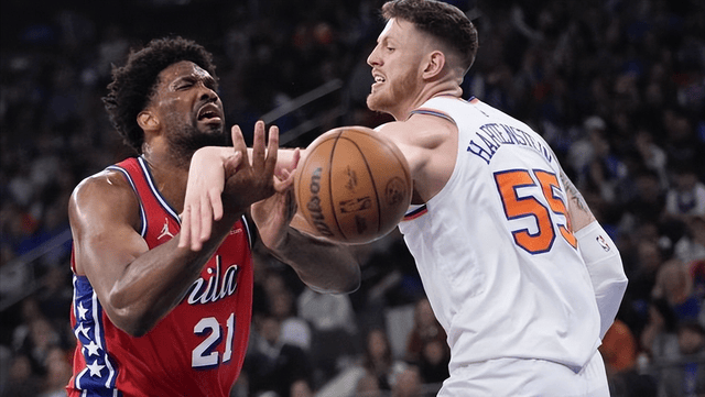 76人灭尼克斯，恩比德全场碾压